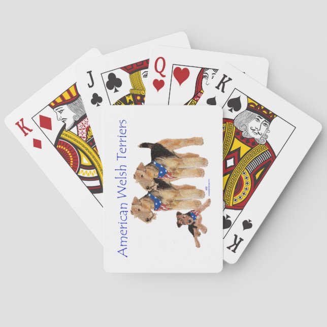 Jeu De Cartes Térriers gallois américains (dos)