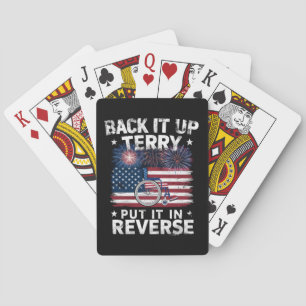 Jeu De Cartes Terry Recule Mets-le En Marche Arrière Feux D'arti