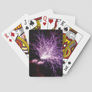 Jeu De Cartes Tesla Coil Plasma