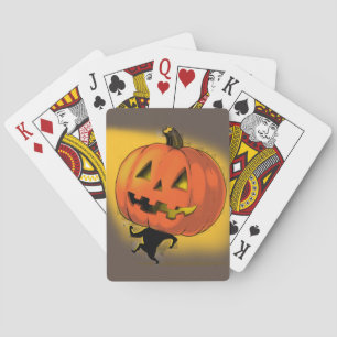 Jeu De Cartes Tête Citrouille de Lil
