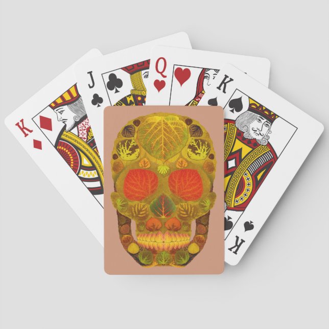 Jeu De Cartes Tête de feuille d'aspect 12 (dos)