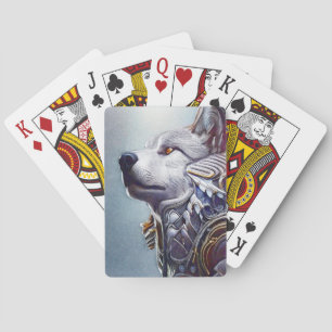 Jeu De Cartes Tête de loup d'inspiration vintage - Nostalgic