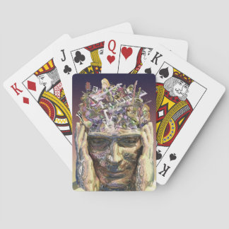 Jeu De Cartes Tête de musique jouant aux cartes