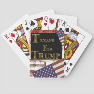 JEU DE CARTES TEXANS POUR TRUMP