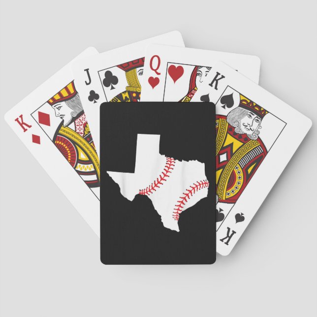 Jeu De Cartes Texas Baseball État drôle Texas Baseball  (dos)