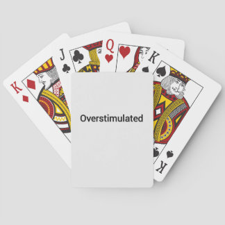 Jeu De Cartes texte de mot surstimulé