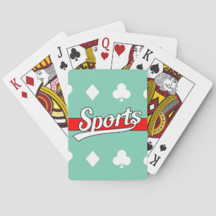 Jeu De Cartes Texte Design : SPORTS white + your own text & idea