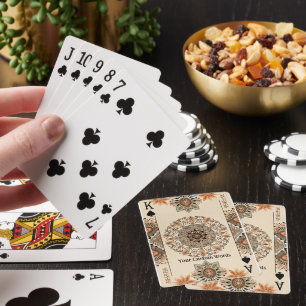 Jeu De Cartes Texte personnalisé de luxe élégant