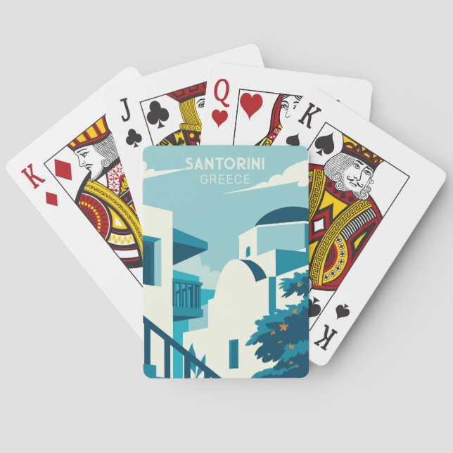 Jeu De Cartes Texte personnalisé Grèce (dos)