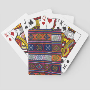 Jeu De Cartes Textile bhoutanais