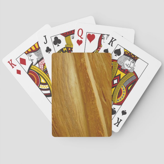 Jeu De Cartes Texture de faux bois de pin II (dos)