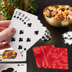 Jeu De Cartes Texture dynamique des muscles rouges Abstraite