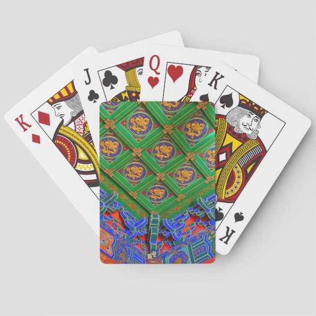 Jeu De Cartes Thaïlande, Bangkok | Temple du Dragon (dos)