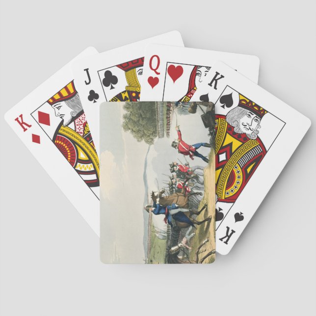 Jeu De Cartes The Battle of Waterloo Decided by the Duke of Well (dos)