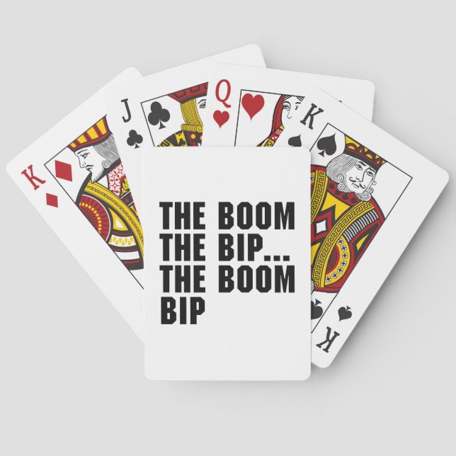 Jeu De Cartes The Boom Bip (dos)