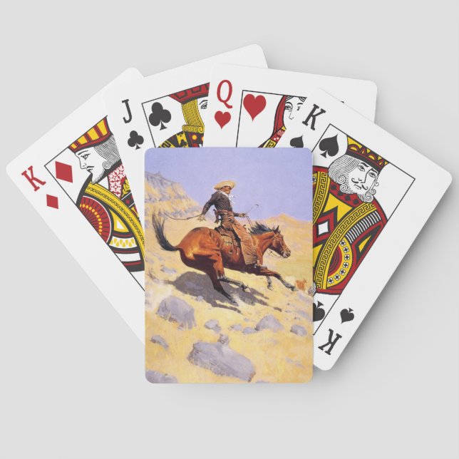Jeu De Cartes The Cowboy (par Frederic Remington) (dos)
