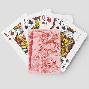 Jeu De Cartes Thé dansant vintage Alice au pays des merveilles