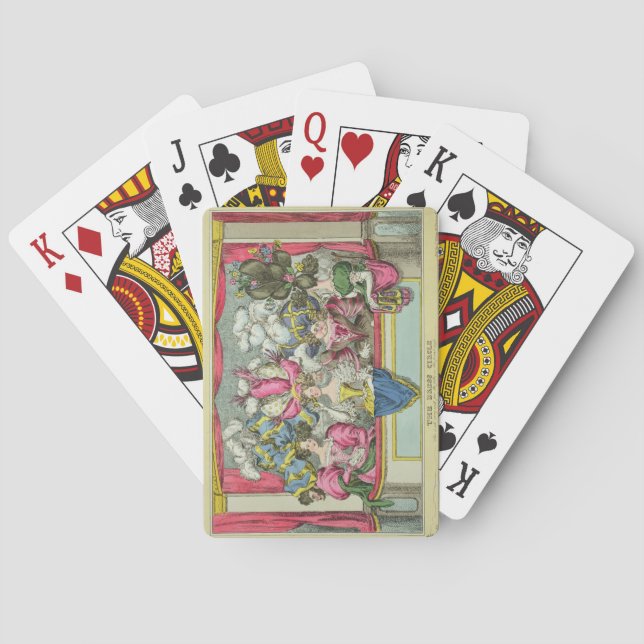 Jeu De Cartes The Dress Circle, published by Thomas McLean, Lond (dos)
