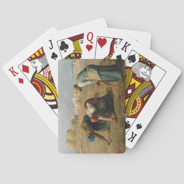 Jeu De Cartes The Gleaners, 1857 (dos)