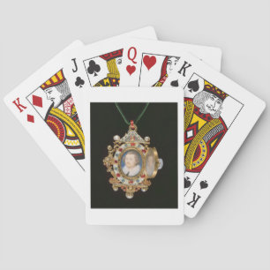 Jeu De Cartes The Gresley Jewel, with miniature portraits of Sir