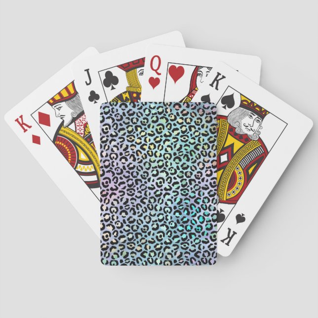 Jeu De Cartes The Iridescent Leopard Series Design 8 (dos)