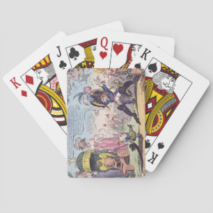 Jeu De Cartes The King of Rome, 1814 - cartoon showing Napoleon