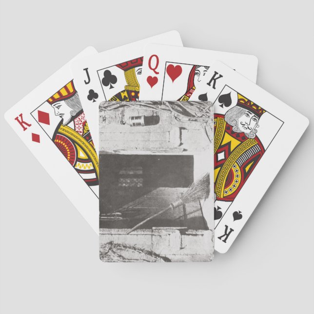 Jeu De Cartes The Open Door, mars 1843 (photo b/w) (dos)