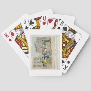 Jeu De Cartes The Pressing Invitation, from 'Fashionable Bores,