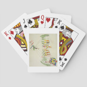 Jeu De Cartes The Shoshone Sun Dance (pigment sur mousseline)