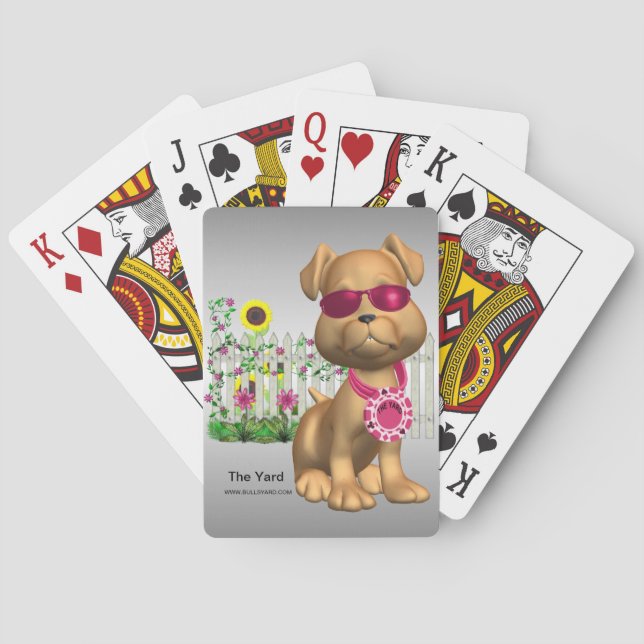 Jeu De Cartes The Yard Flower Fence Playing Cards (dos)