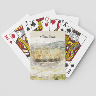 Jeu De Cartes Théâtre antique d'Athènes, Grèce