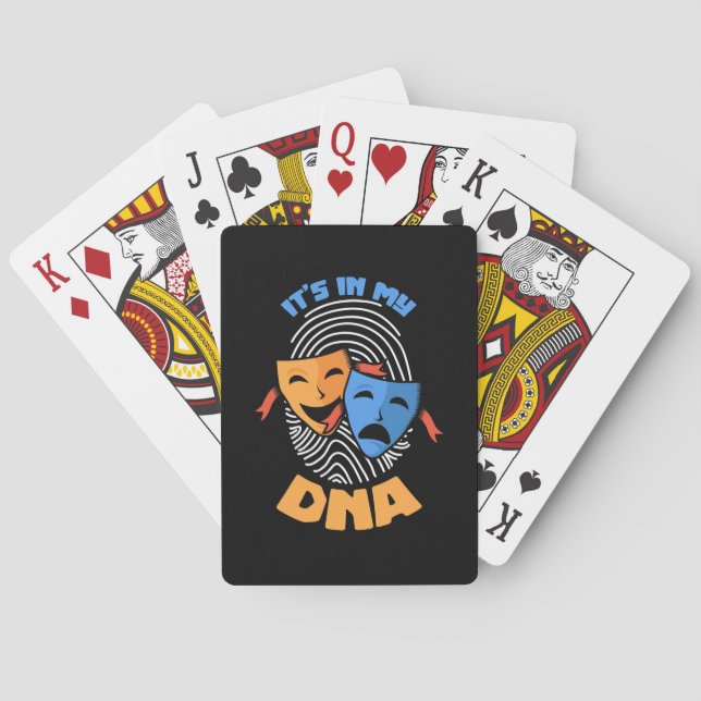 Jeu De Cartes Théâtre Il Est Dans Mon Adn (dos)