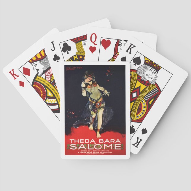 Jeu De Cartes Theda Bara à Salome (dos)
