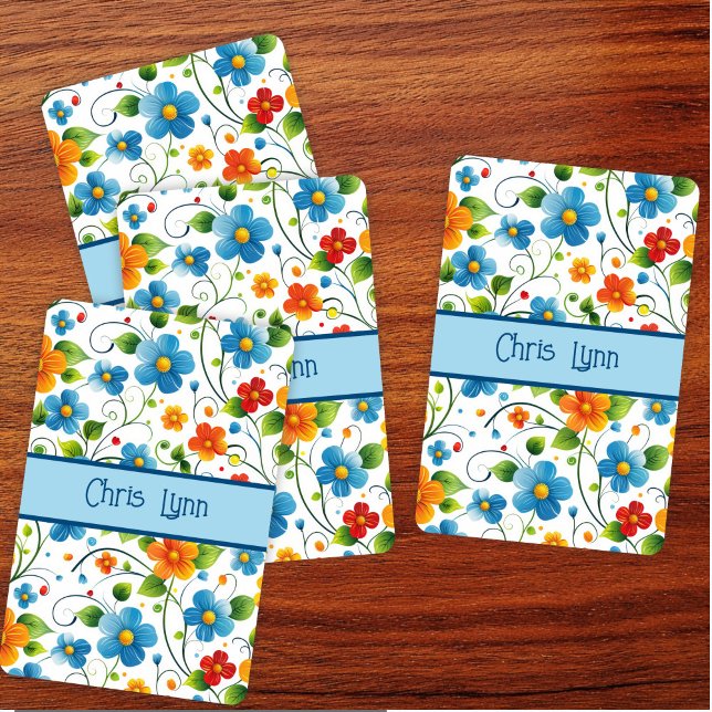 Jeu De Cartes Thème de fleurs abstraites Mod avec des couleurs v (Créateur téléchargé)