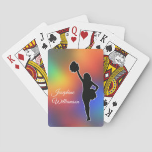 Jeu De Cartes Thème sportif de meneuse de claque personnalisable