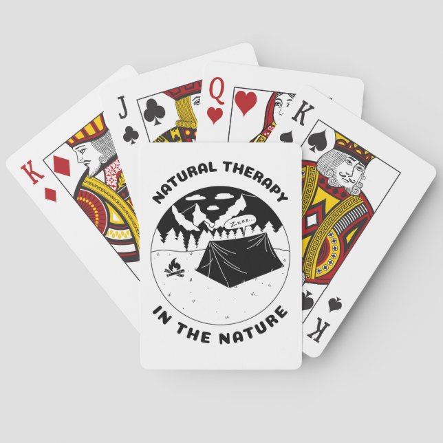 Jeu De Cartes Thérapie naturelle dans la nature (dos)