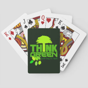 Jeu De Cartes THINK GREEN (Jour des terres) jouer aux cartes