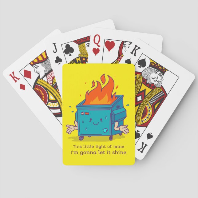 Jeu De Cartes This Little Light: Dumpster Fire (dos)
