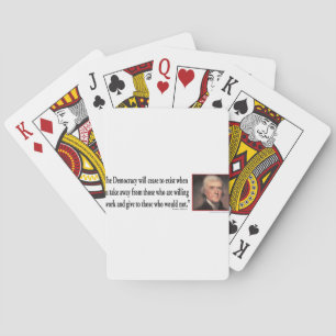 Jeu De Cartes Thomas Jefferson