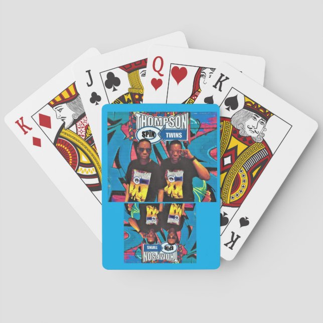 Jeu De Cartes THOMSON SPIN TWINS. Raquette de Ping Pong (dos)