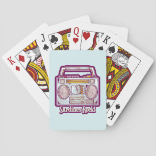 Jeu De Cartes Thon Poisson assaisonnant une boîte