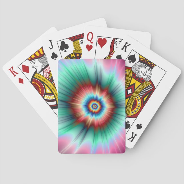 Jeu De Cartes Tie Dye Comet (dos)