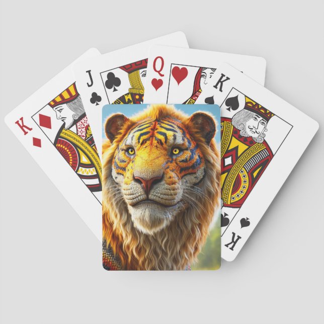 Jeu De Cartes Tiger Art (dos)
