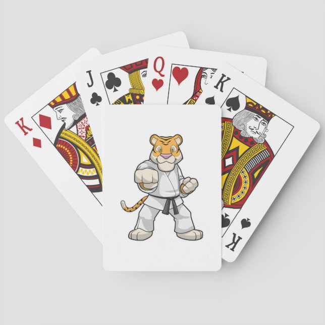Jeu De Cartes Tiger dans les arts martiaux Karate (dos)