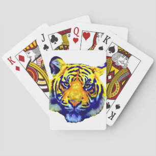 Jeu De Cartes Tiger Eyes Pop Art
