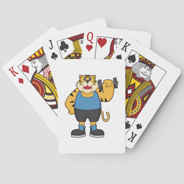 Jeu De Cartes Tiger Fitness Dumbbell (dos)