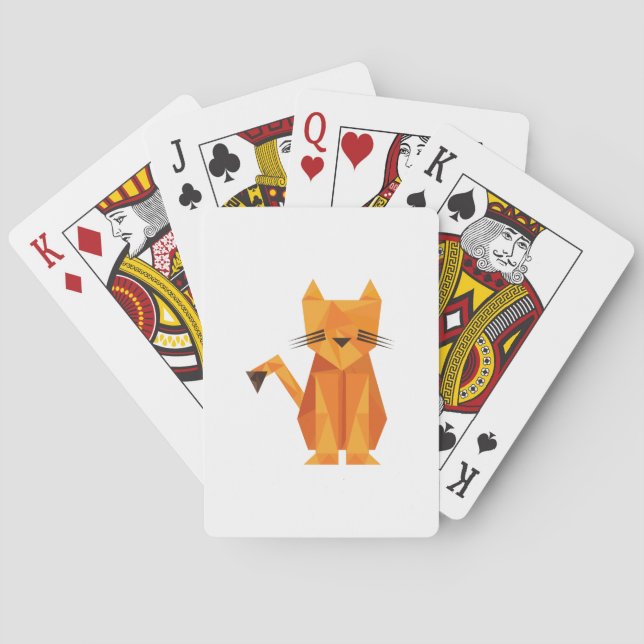 Jeu De Cartes Tiger Oragami (dos)