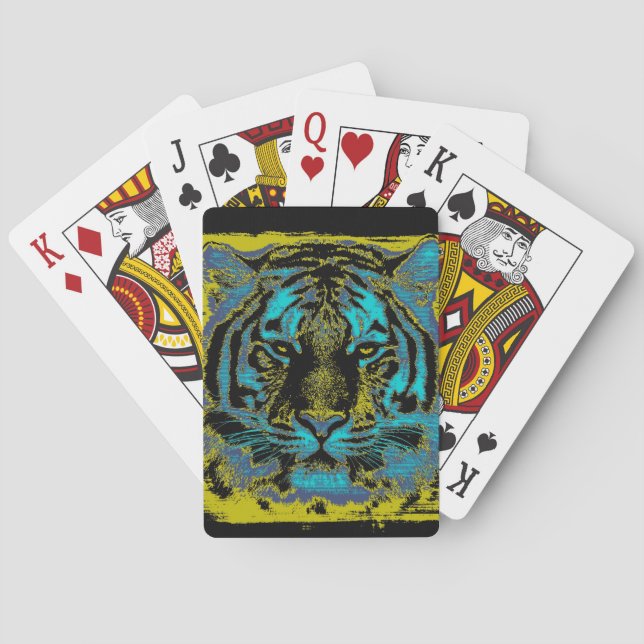 Jeu De Cartes Tiger Vintage (dos)