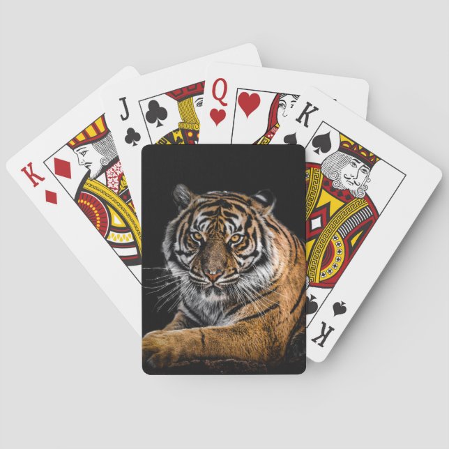 Jeu De Cartes Tigre animal sauvage de la Jungle (dos)