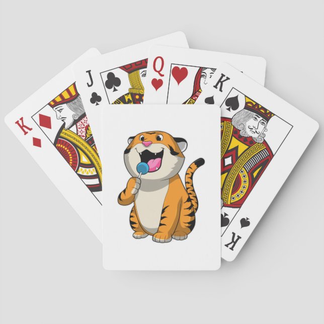 Jeu De Cartes Tigre avec Lollipop (dos)
